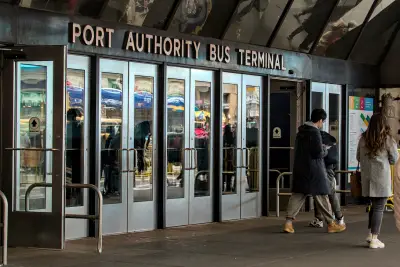 Port Authority shut down for multi-bus collision