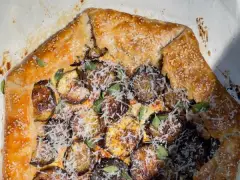 Recipe: At Heart Panaderia’s eggplant and goat cheese galette