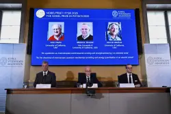 The Nobel Prize for physics is awarded for discoveries in quantum mechanical tunneling