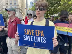 EPA employees, supporters rally in NYC to reinstate staffers benched by Trump admin